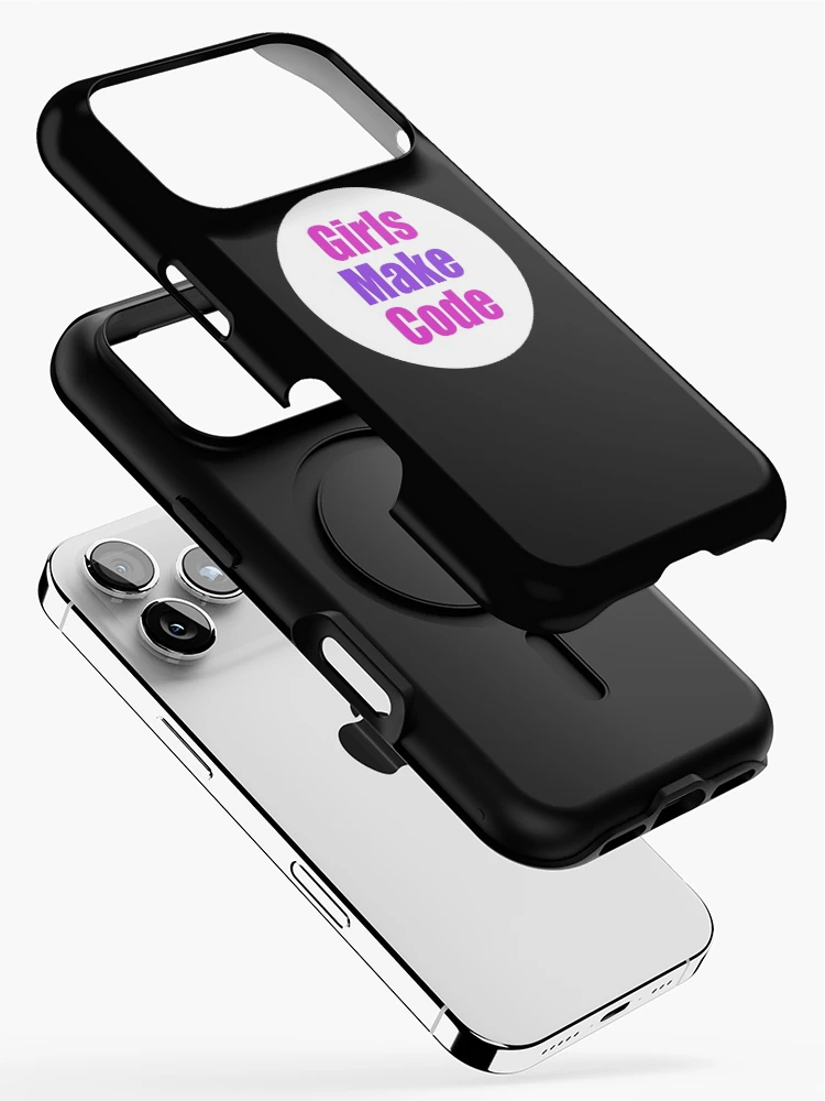 Thumbnail 2 of 4, iPhone Case, Girls make Code designed and sold by KeepOnCoding.