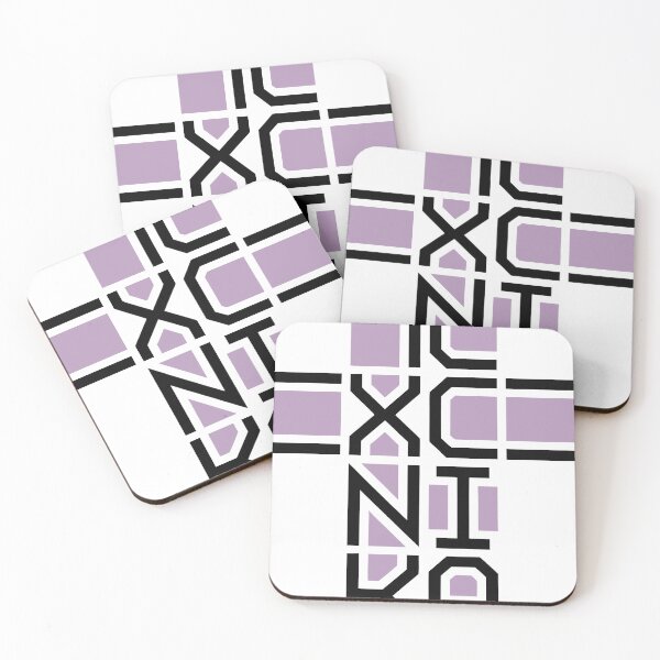 Item preview, Cruz Ic Xc Nika Victor Jesucristo Conquista diseño moderno, palabras negras, adornos morados designed and sold by clon-dot-net.
