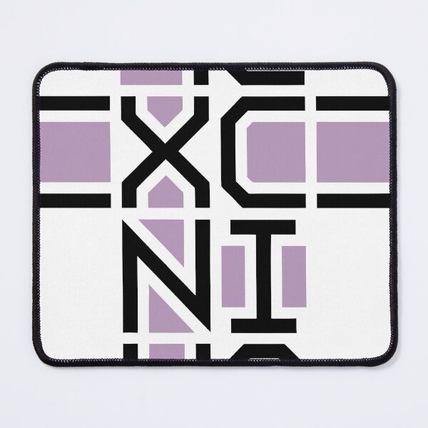 Artikelvorschau, Ic Xc Nika Victor Cross Jesus Christus erobert modernes Design, schwarze Worte, lila Ornamente entworfen und verkauft von clon-dot-net.