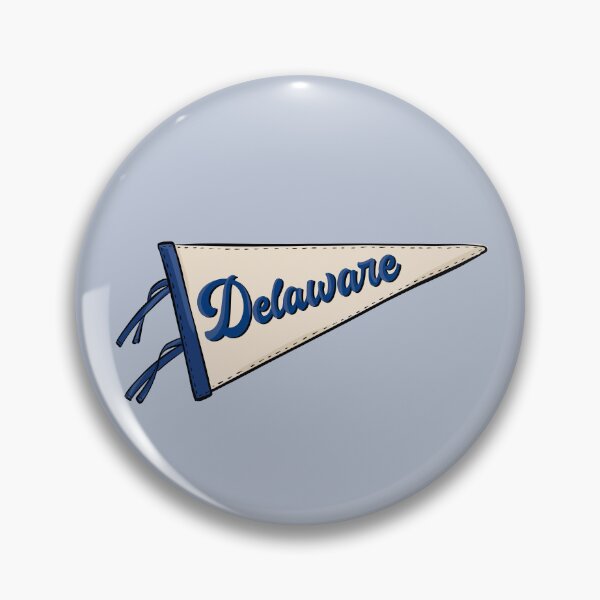 Item preview, Vintage Delaware Pennant Flag designed and sold by Alexandra Jones.