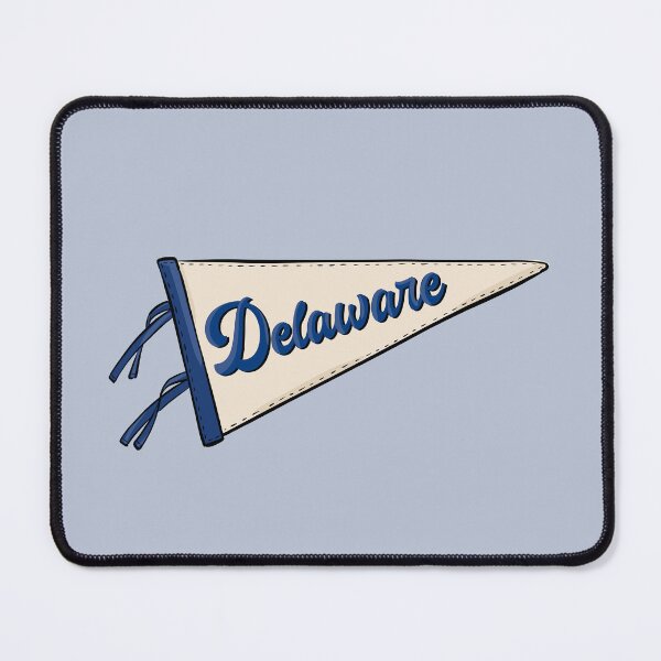 Item preview, Vintage Delaware Pennant Flag designed and sold by Alexandra Jones.