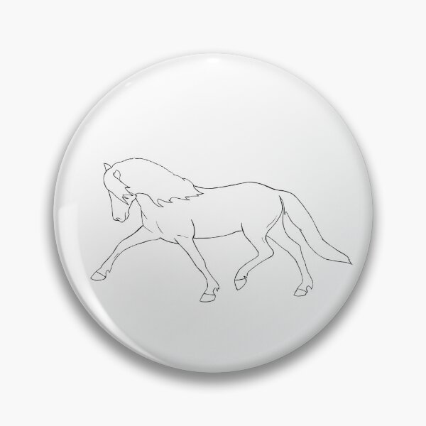 Item preview, Horse trotting Lineart designed and sold by Eymirart.