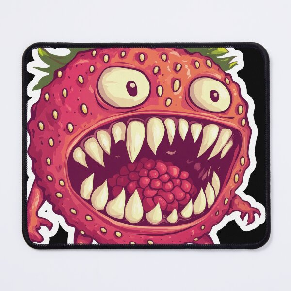 Item preview, Funny Aggressive Strawberry designed and sold by Reklama Studio.