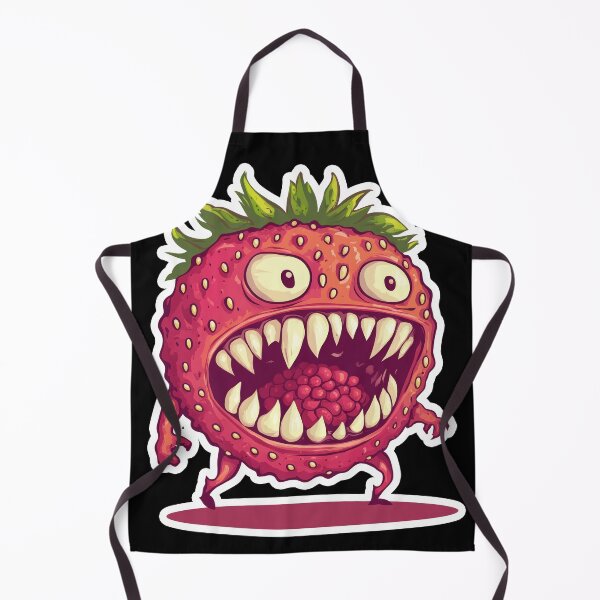 Aperçu de l'œuvre Fraise drôle et agressive créée et vendue par Reklama Studio.