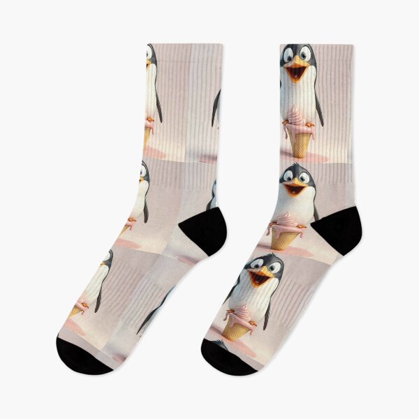 Item preview, Ice Cream Penguin Surprise designed and sold by AI-Only Creations.