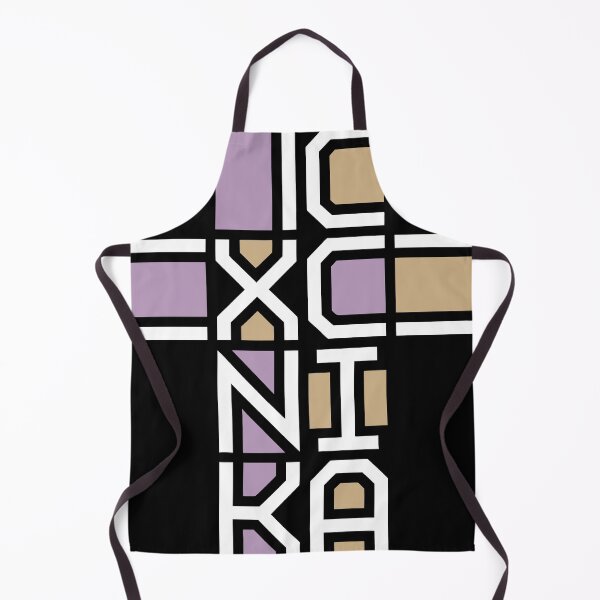 Artikelvorschau, IC XC Nika Victor Cross Jesus Christus erobert modernes Design, weiße Buchstaben, beige und lila Ornamente entworfen und verkauft von clon-dot-net.