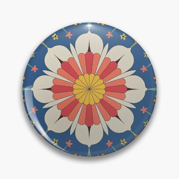 Item preview, Colorful Floral Geometric Pattern Art Print designed and sold by Dshoppin.