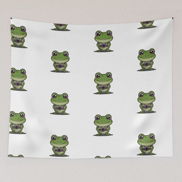 Item preview, A Cute Photographer Frog designed and sold by DWorriBHappi.