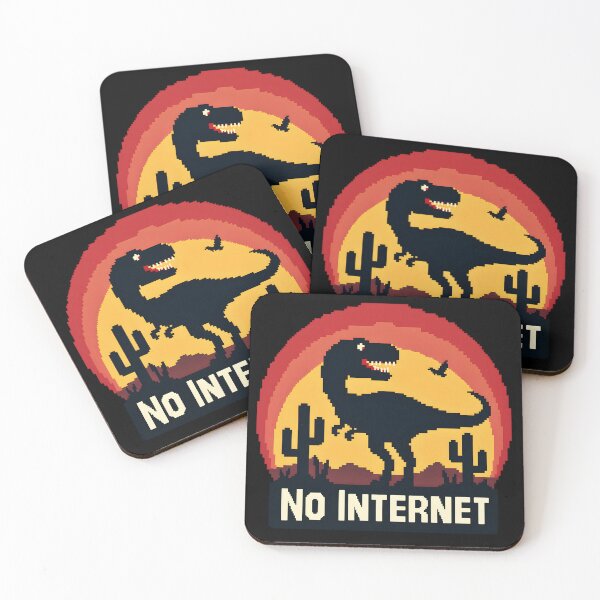 Item preview, No Internet T-Rex Dinosaurs  designed and sold by AlphaTeez.