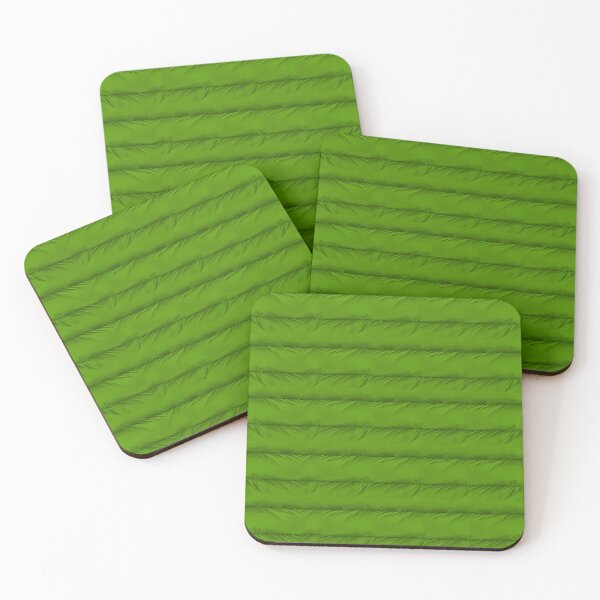 Item preview, Green quilted patterns designed and sold by Wolagno.
