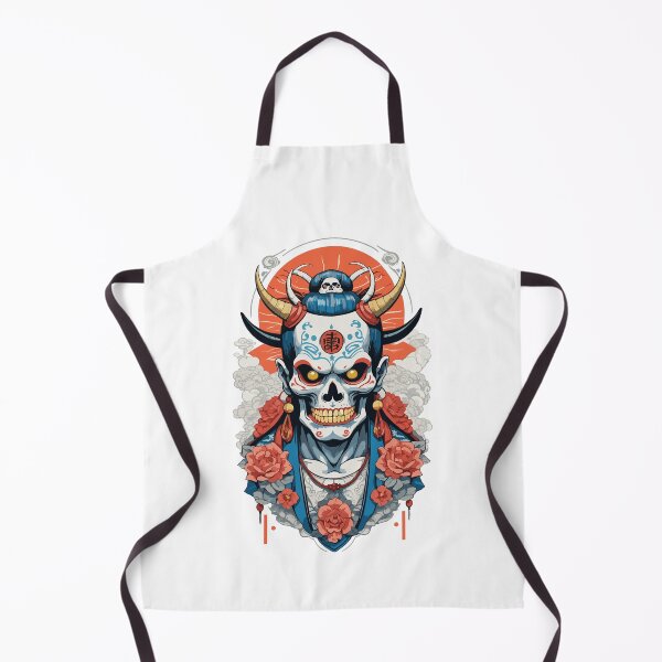 Item preview, Oni Demon Mask Samurai Aesthetic Yokai designed and sold by LuminOrb.