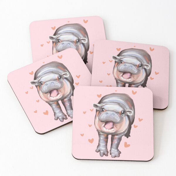 Item preview, Moo Deng hippo designed and sold by stsuzirya.