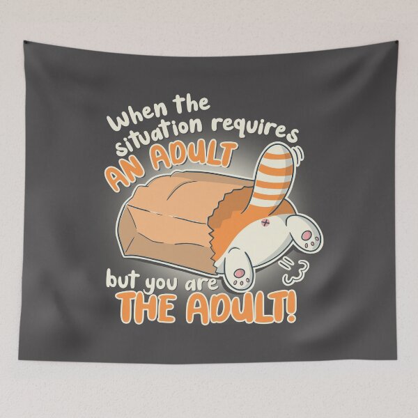 Item preview, Adult? designed and sold by Freecheese.