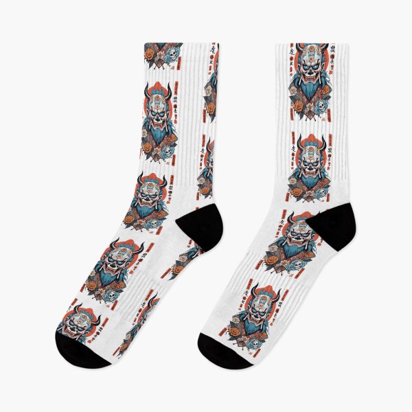 Item preview, Oni Demon Mask Samurai Japan Culture Aesthetic designed and sold by LuminOrb.
