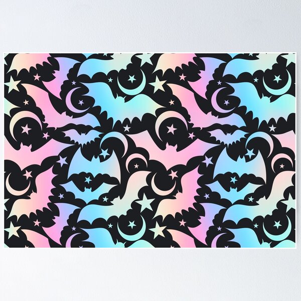Item preview, Pastel Rainbow Bats!  designed and sold by By Aurora Sky.