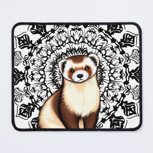Item preview, Ferret Art: Tranquil Mandala Vibes designed and sold by NeoArtworks.