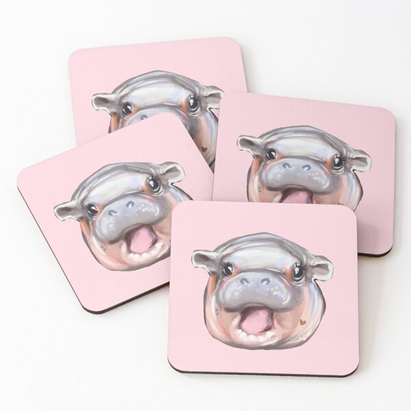 Item preview, Cute Moo Deng hippo designed and sold by stsuzirya.