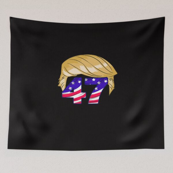 Item preview, Trump Patriotic #47 Hair designed and sold by DopeTeezCompany.