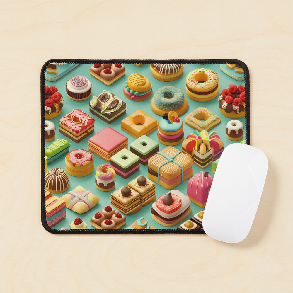 3D Chocolate Pastries with Frosting