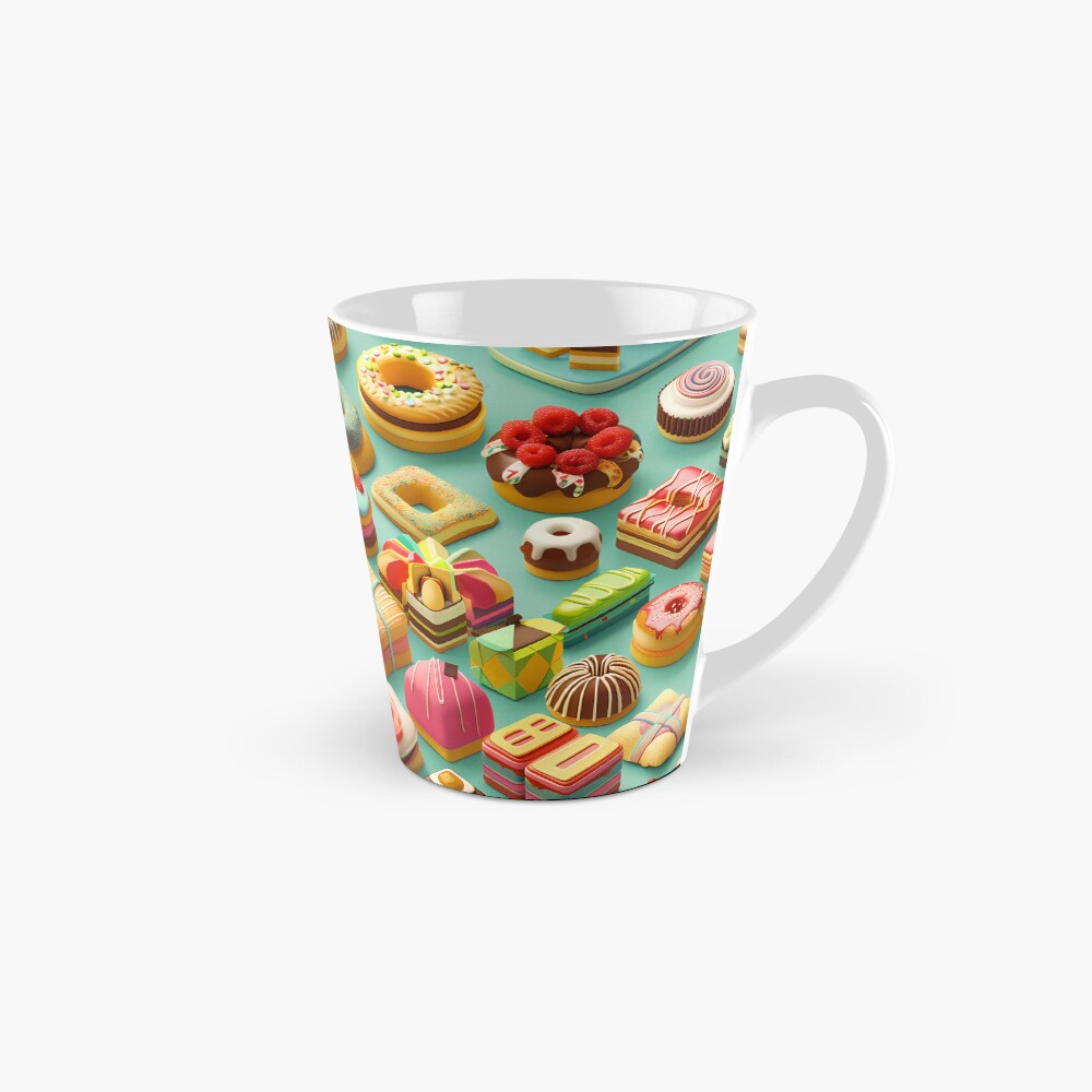 Tall Mug Delicious 3D Chocolate Pastries Frosting Tall Mug Delicious 3D Chocolate Pastries Frosting