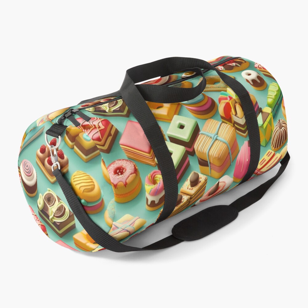 Duffle Bag Delicious 3D Chocolate Pastries Frosting