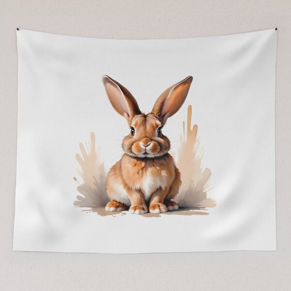 Item preview, Fluffy Bunny In Painting Style designed and sold by Adelberton.