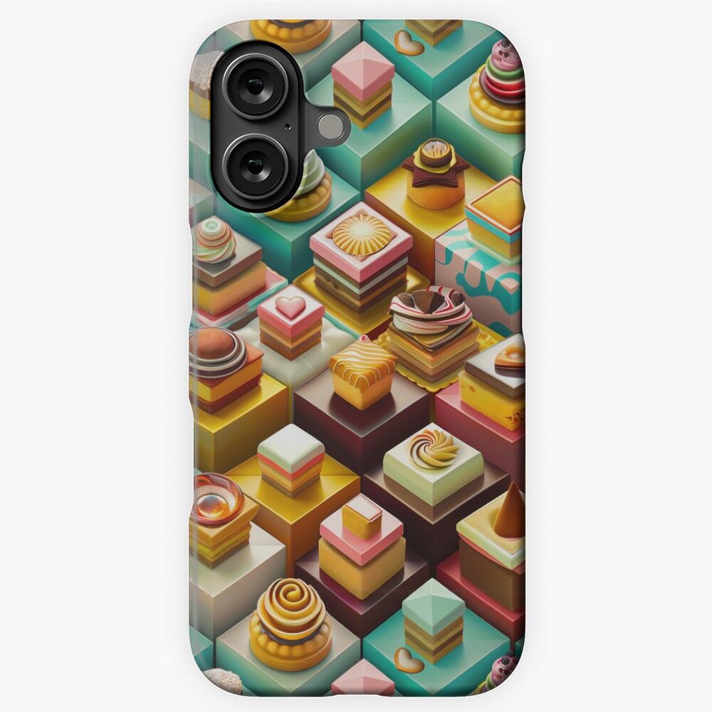 Chocolate-Frosted Isometric Pastries