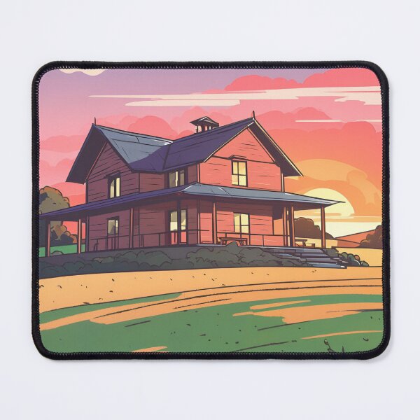 Item preview, Farmhouse Sunset designed and sold by ColorArtByEric.