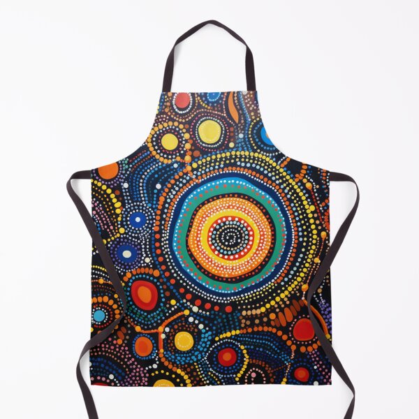 Item preview, Aboriginal Inspired Dot Art - Vibrant Circles designed and sold by GrinGalore.