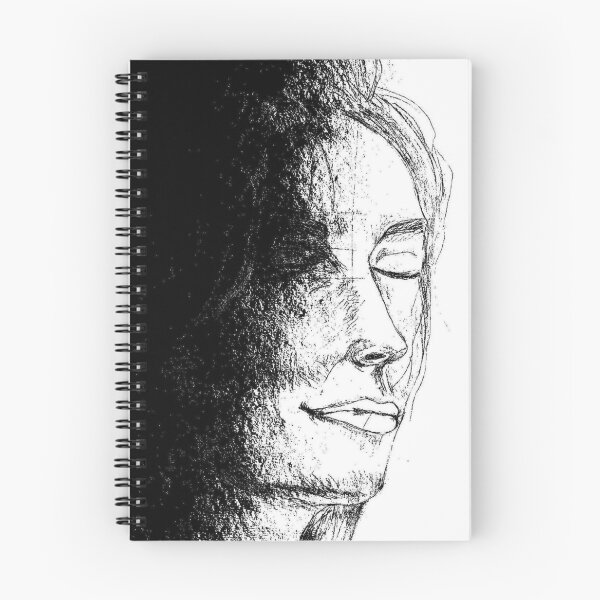 Item preview, Girl in black and white sketch designed and sold by SlavaMira.