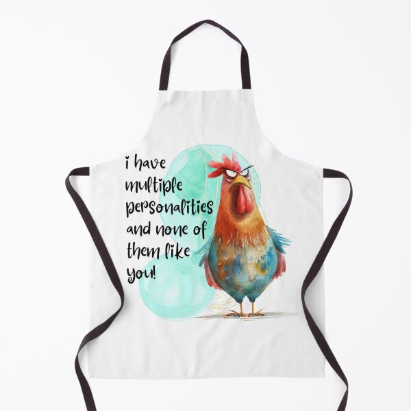 Item preview, Whimsical Sassy Funny Chicken Sublimation Design designed and sold by GiraffeCreative.
