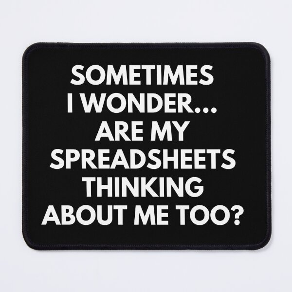 Item preview, Accounting Funny Spreadsheet Saying designed and sold by CuteLovelyDesigns.