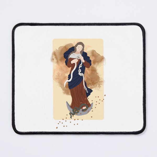Item preview, Our Lady Undoer of Knots catholic illustration designed and sold by Dominika Farkašová.