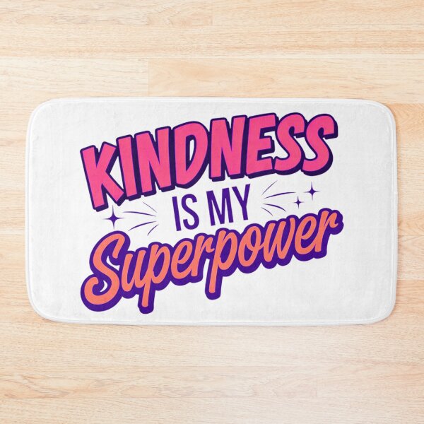 Item preview, Kindness is My Superpower Motivational Quote Apparel designed and sold by BunBuntheDog-.