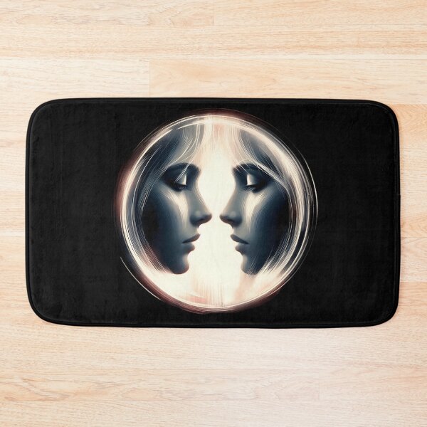 Item preview,  Ethereal Duality: Face to Face Reflections designed and sold by pumsquare.