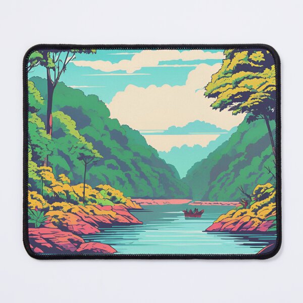 Item preview, Boat on the Amazon designed and sold by ColorArtByEric.