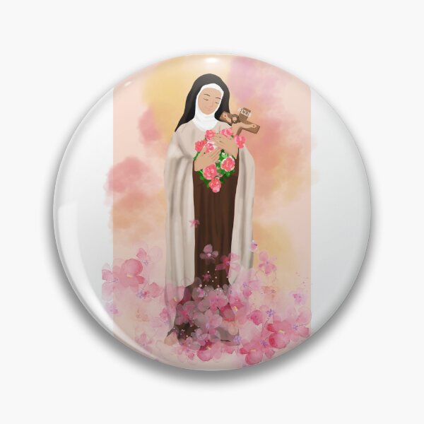 Item preview, St. Therese of Lisieux catholic illustration designed and sold by Dominika Farkašová.