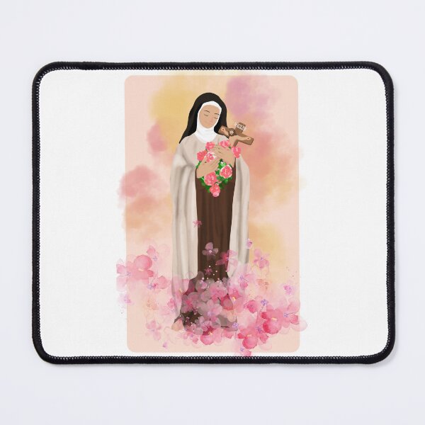 Item preview, St. Therese of Lisieux catholic illustration designed and sold by Dominika Farkašová.