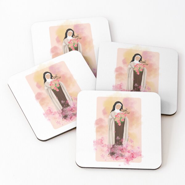 Item preview, St. Therese of Lisieux catholic illustration designed and sold by Dominika Farkašová.