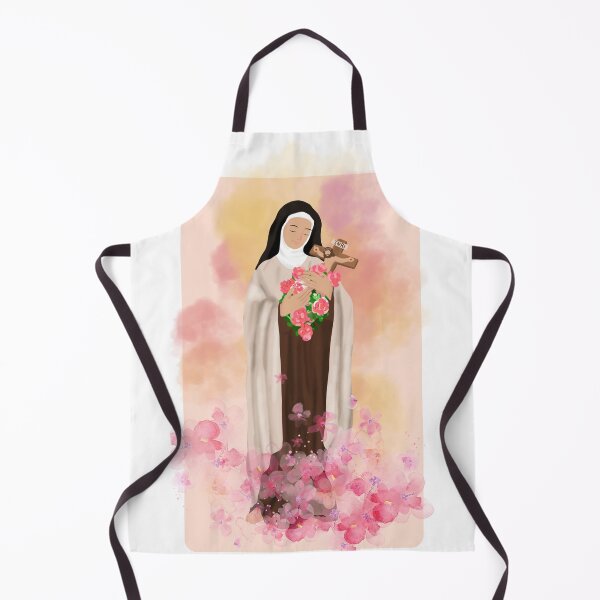 Item preview, St. Therese of Lisieux catholic illustration designed and sold by Dominika Farkašová.