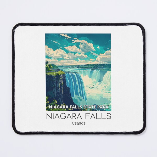 Item preview, A Vintage Travel Illustration of the Niagara Falls - Canada designed and sold by GoodOldVintage.