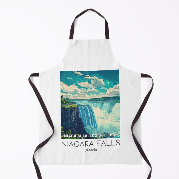 Item preview, A Vintage Travel Illustration of the Niagara Falls - Canada designed and sold by GoodOldVintage.
