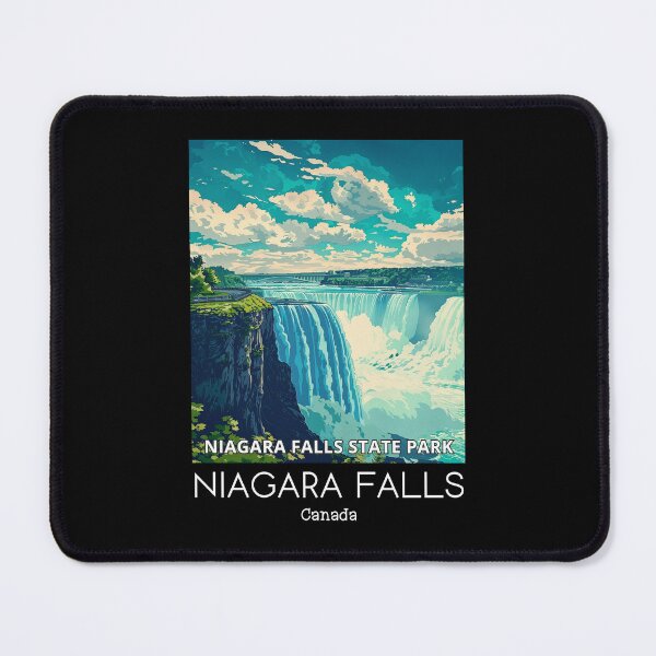 Item preview, A Vintage Travel Illustration of the Niagara Falls - Canada designed and sold by GoodOldVintage.