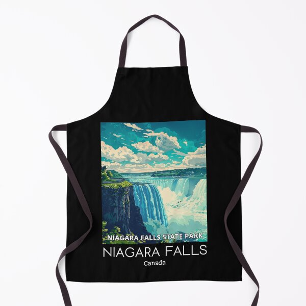 Item preview, A Vintage Travel Illustration of the Niagara Falls - Canada designed and sold by GoodOldVintage.