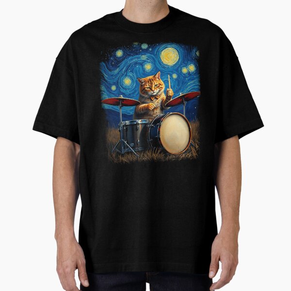 Item preview, Drummer cat designed and sold by StayAnokh.