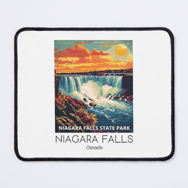 Item preview, A Vintage Travel Illustration of the Niagara Falls - Canada designed and sold by GoodOldVintage.