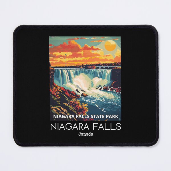 Item preview, A Vintage Travel Illustration of the Niagara Falls - Canada designed and sold by GoodOldVintage.