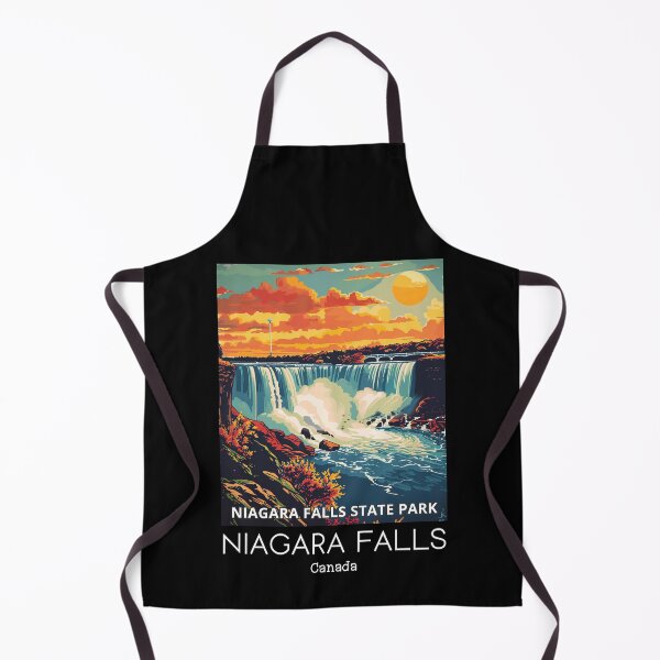 Item preview, A Vintage Travel Illustration of the Niagara Falls - Canada designed and sold by GoodOldVintage.