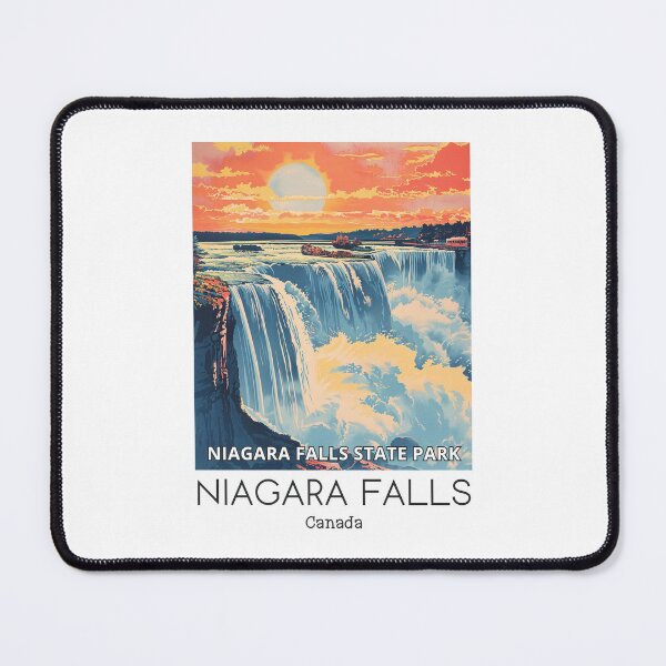 Item preview, A Vintage Travel Illustration of the Niagara Falls - Canada designed and sold by GoodOldVintage.
