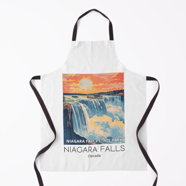 Item preview, A Vintage Travel Illustration of the Niagara Falls - Canada designed and sold by GoodOldVintage.
